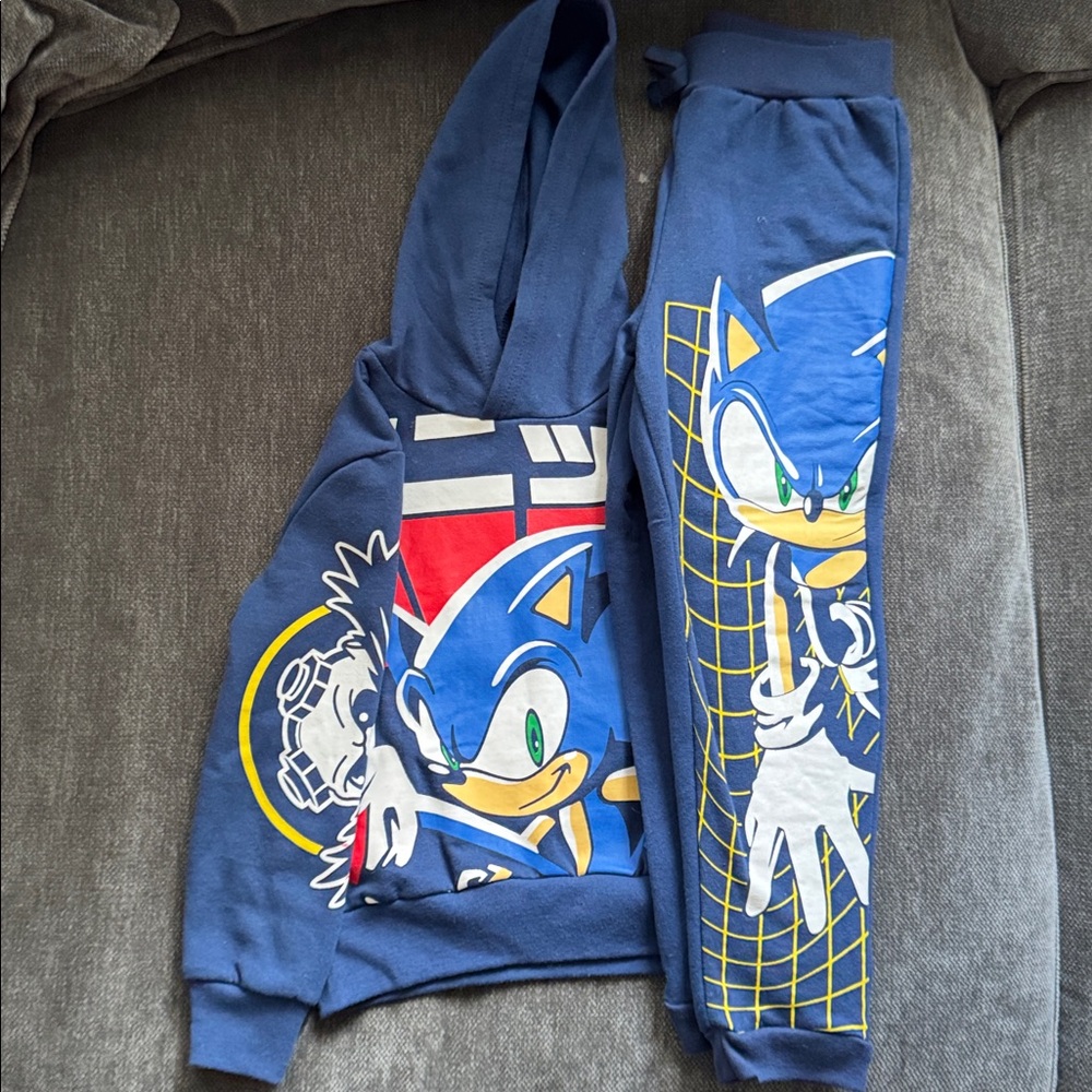 Sonic the Hedgehog Kids Matching Set - Blue